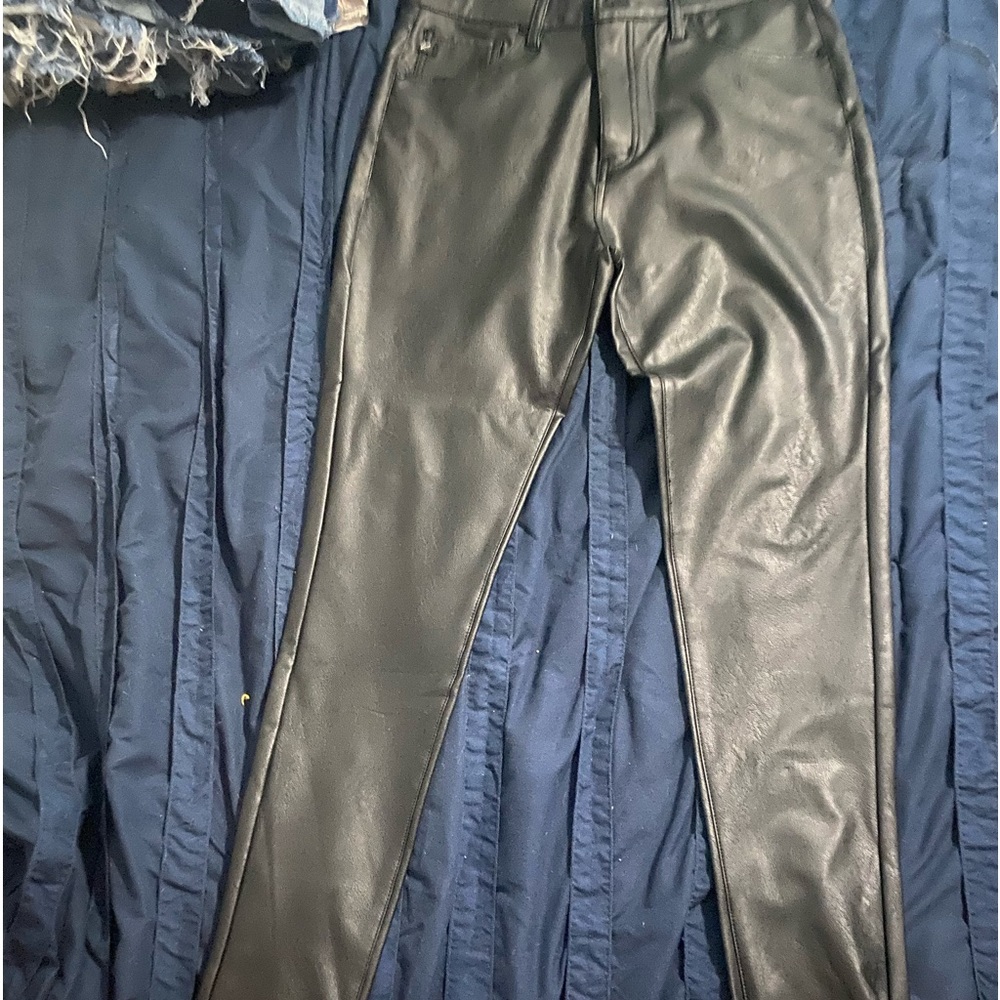 Kancan leather 5 pocket jeans Size 15/31